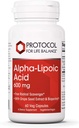 Protocol Alpha Lipoïnezuur 600 mg - Grape Seed Extract en Bioperine - 60 Veg Caps