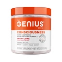 The Genius Brand Genius Consciousness - All-in-One Brain Health Supplement for Clarity - Ondersteunt concentratie, creatief denken, energie en geheugen - Powered by Nootropics - 15 Servings - Snow Cone