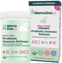 Gecertificeerde biologische Kids & Teens Probiotic Immune Defense - 5 Miljard CFUs 