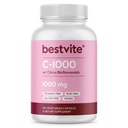 BESTVITE Vitamine C 1000mg (120 Vegetarische Capsules) met Citrus Bioflavinoïden - No Stearates - Vegan - Non GMO - Glutenvrij