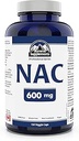 Suppléments du Sommet - Supplément NAC 600mg, Nac n-acétyl cystéine, soutient les niveaux antioxydants de glutathion, le soutien du système immunitaire, le soutien du foie - Produit du Canada - 150 capsules
