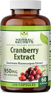 Kruidengeheimen Cranberry Extract 475 Mg 120 Capsules