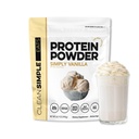 Nettoyer la poudre de protéines de lactosérum, simplement de vanille naturellement sucrée, 100% de poudre de protéines de fécule avec enzymes digestives et aucun ingrédient artificiel, sans gluten, 30 portions