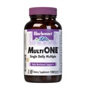 Bluebonnet Voeding Multi One (met ijzer) Plantaardige Capsules, Compleet Compleet Spectrum Multiple Vitamine Supplement, B Vitaminen, Gluten & Melkvrij, koosjer, 4 maanden Levering, 120 Tellen