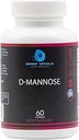 D-Mannose met Cranberry, Dandelion & Hibiscus Extract - Aids in Bladder, Urinaire Tract Ondersteuning, Flush impurities - Ultra Absorptie Glutenvrij & niet GGO-capsules