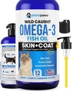Omega 3 Visolie voor katten - Beter dan Zalmolie - Kitten & Cat Vitaminen en supplementen - Kat Dandruff behandeling - vloeibare visolie voor huisdieren - Vergieten Ondersteuning - Kat Gezondheid Supplies voor alle leeftijden