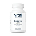 Nutriments vitaux La berbérine soutient la fonction saine de l'intestin et les niveaux normaux de triglycérides. Supplément végétalien.