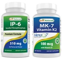 Best Naturals IP-6 510 mg & vitamine K2 (MK7) met D3