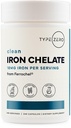 Type Zero Iron Chelate Capsules (18 MG, 240 CAPS) van Ferrochel Ferrous Bisglycinate Chelaat - Non-GMO en Glutenvrij
