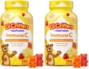 L’il Critters Immune C Daily Gummy Supplement Vitamin for Kids, Vitamin C, D and Zinc for Immune Support, Orange, Lemon, Strawberry and Cherry Flavors, 190 Gummies (Packaging May Vary) (Pack of 2)