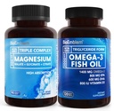 BioEmblem Triple Magnesium Complex en BioEmblem Omega-3 Visolie 2000mg