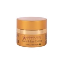Honey Girl Organics Face & Eye Crème, USDA Certified Organic Facial Moisturizer & Under Eye Cream for Rimpels, Dark Circles and Puffiness w/Hydrating Honing, Bijenwas, Essential Oils & EVOO. 1.75oz