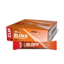 CLIF BLOKS - Sinaasappelsmaak met Cafeïne - Energiekauwers - Non-GMO - Planten - Snelle brandstof voor fietsen en hardlopen - Quick Koolhydraten en Elektrolyten - 2.12 oz. (18 Tel.)