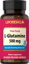 Lindberg L Glutamine Capsules voor Vrouwen en Mannen 500mg 