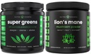 NutraChamps Greens Super Food Poudre & Lion's Mane Poudre