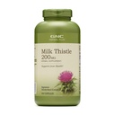 GNC Herbal Plus Milk Thistle 200mg supplement, vegetarisch, ondersteunt gezonde leverfunctie, 300 porties