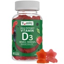 YUM-V'S Vitamine D3 Gummies 5000 IE 125mcg D3 Gummies - Ondersteuning Immune Support, Strong Bone Health - Non-GMO, Glutenvrij, Dairy-Free, Vitamine D Gummy (60 Count)