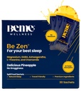 BeMe BeZen Sleep Aid Supplement Natural Without Melatonine - 2X Absorptie Than Pillen - Slaapmiddelen voor volwassenen met Magnesium, Ashwagandha, kamille, L-Theanine & GABA - Heerlijke Ananas