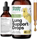 Forever Puppy Long Support Drops for Dogs - Respiratory Health Supplements - Mullein Leaf & Echinacea Herb for Longs - Liquid Dog Vitamins and Supplements - Sugar & Alcohol-Free Tinctuur - 4 fl oz