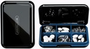 DUBSTAR Travel Pill Organizer Vocht waterdichte kleine pil Box voor Pocket Purse 6 Compartments Portable Pill Case Medicine Vitamine houder Container, Zwart