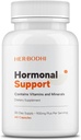 Hormonale ondersteuning - Hormone Balance Supplement voor vrouwen, PMS Ondersteuning Supplement & Hormone Harmony voor vrouwen, Ondersteunt energie, Mood Swings, Hot Flashes, Menopauze Hormonal Balance (60 Caps)