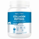 Unflavored Grass-Fed Collagen Peptides Proteine Powder 1LB, 45 Servers. Type 1 & 3 Gehydrolyseerde rundercollagenen voor vrouwen en mannen. 10g Collageen Poeder & 9g Proteïne per portie voor huid, haar, spijkerondersteuning