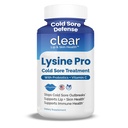 Lysine Traitement des plaies froides pour les lèvres – avec Lactobacillus Rhamnosus, Acidophilus et vitamine C – Supplément des plaies froides pour la santé des lèvres et de la peau, soutien immunitaire et prévention – 360 capsules