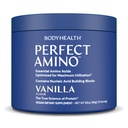 BodyHealth PerfectAmino Powder - BCAA en EAA Powder for Pre and Post Workout - Amino Acid Energy Drink for Men and Women to Support Lean Muscle and Recovery - Vanille - 30 Servings