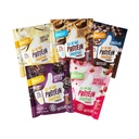 FlavCity All in One Protein Shake Powder Packets - On the Go Meal Alternative + 25g Protein & 10g Collageen, Made with Organic Reishi & Cordyceps Paddestoelen - No Added Sugars, Variety 10 Pack