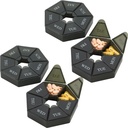 Wekelijkse pil Organisator - (Pack of 4) 7-dagen pil Container - Artritis Vriendelijk draagbare en compacte reis geval Dagelijks Compartiment Medicine Pillen Doos voor Supplementen, Medicijnen, Vitaminen en Visolie