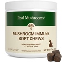 Real Mushroom Immuun Huisdier Kauwen voor dagelijkse spijsvertering & Immuun Gezondheid 
