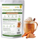 MariGold Grass-gehydrolyseerde Collageen Peptides Powder Pumpkin Spice 1LB - 100% Pure, Type I & III Bovine Hydrolyzed Collageen, Non-GMO, Hormone Free, Soy Free, Gluten Free, Dairy Free, Keto-Friendly
