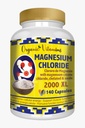 magnesiumchloride (cloruro de magnesiet) 140 Capsules - Hoge Absorptie Magnesium Supplement met Citraat, chelaat en oxide Hoge Potentie Mg. Makkelijk door te slikken, Non-GMO