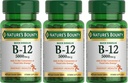 Nature's Bounty Vitamine B-12 5000 mcg, 40 Quick Solution Tablets (verpakking van 3)