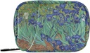 Naanle Irises Van Gogh 7 dagen pil geval tas reis pil Organisator met rits draagbare wekelijkse geval Compacte grootte voor vitamine supplement houder
