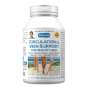 ANDREW LESSMAN Circulatie, Vein Ondersteuning voor gezonde benen 180 Capsules - Hoge bioactiviteit Diosmin, slager bezem, zichtbaar vermindert zwelling en ongemak in voeten, enkels, Calves, Benen