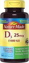 Nature Made Vit D-3 1000Iu, 100 CT (pakket van 3)
