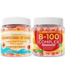 NEVISS Vitamine D3 K2 Gummies + Vitamine B100 Complex