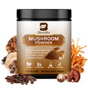 Paddestoelen Koffie - Leeuwen Mane Paddestoelen Powder Instant Coffee met Lion's Mane, Reishi, Chaga, Cordyceps, en Turkije staart - Paddenstoelen Koffie Alternatief voor energie, geestelijke helderheid & Focus, Brain Booster