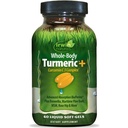 Irwin Naturals Whole-Body Turmeric+ - 60 Liquid Softgels - BioPerine Complex Enhanced Absorptie - 30 Totaal porties