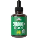 Peak Performance USDA Organic Burdock Root Liquid Drops Supplément. Teinture d'extrait végétalien pour les femmes et les hommes. Huile de racine de dard biologique Herbe. Zéro sucre, Suppléments sans gluten