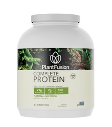 PlantFusion Complete Vegan Protein Powder - Plant Based Protein Powder with BCAAs, Dispensive Enzymes and Pea Protein - Keto, Glutenvrij, Niet-Dairy, Geen Suiker, Niet-GMO - Natural- No Stevia 5 lb Bulk