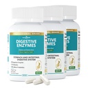 800 mg Digestieve enzymen voor mannen en vrouwen met probiotica en prebiotica, 8 belangrijke enzymen, Protease, Amylase en Lipase 270 capsules - A 90-dagen supply for Bloating & Gas Relief - Non-GMO