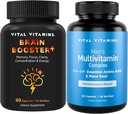 Vitale vitamines Hersen Booster Plus + Mannen Multivitaminen