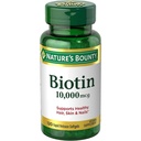 Nature's Bounty Biotin 10.000 Mcg, Rapid Release Softgels 120 Ea (pack van 2)