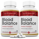 Justified Laboratories (2 Pack Blood Balance Advanced Formula 620MG Supplement Pillen 120 Capsules