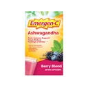 Emergen-C Vitamine C Ashwagandha Drinkmix, Dieetsupplement voor Immune Support, Berry Blend, Terug naar School Essentials - 18 Tel.