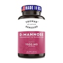 Thomas' all-natuurlijke remedies D-mannose 1200mg - met Cranberry en Dandelion - Natuurlijke urinetrekker en UTI Health Support - Beste dmannose Capsules - GEEN vulstoffen, All-Natural, Vegan - 120 Capsules