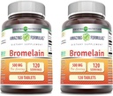 Verbazingwekkende Formules Bromelain 500 Mg Tablets Supplement 