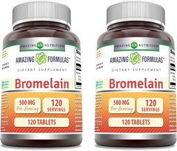 Verbazingwekkende Formules Bromelain 500 Mg Tablets Supplement 